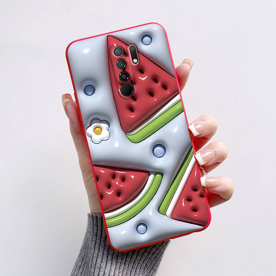For Xiaomi Redmi 9 Case Redmi 9 Prime Cover M2004J19G M2004J19C redmi9 Cute Cartoon Bear Silicone TPU Soft Phone Case Back Cover