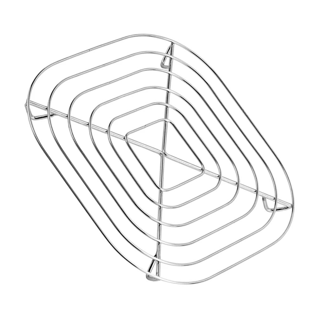 Versatile Stainless Steel Steaming Racks For Air Fryers - Perfect Fit Cookware Stainless Steel Steamer Rack Kitchen Accessories