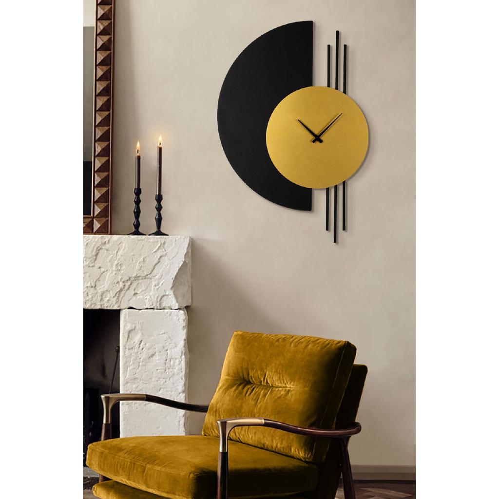 Eclipse Metal Wall Clock - Home Decorations - Modern Decor - Aps144