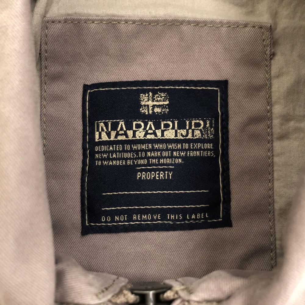 NAPAPIJRI Zip jacket S Beige Men's Used