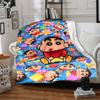1pc Crayon Shin chan Blanket Lightweight Flannel Blanket Throw Blanket For Sofa, Bed, Travel, Camping, Livingroom, Office, Couch