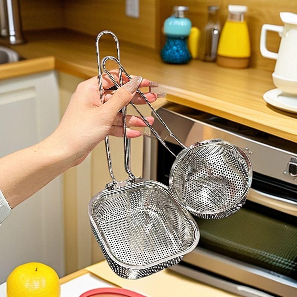 Fine Mesh Mesh Strainer Spoon Cooking Utensils Frying Filter Basket Hot Pot Colander Kitchen Tool