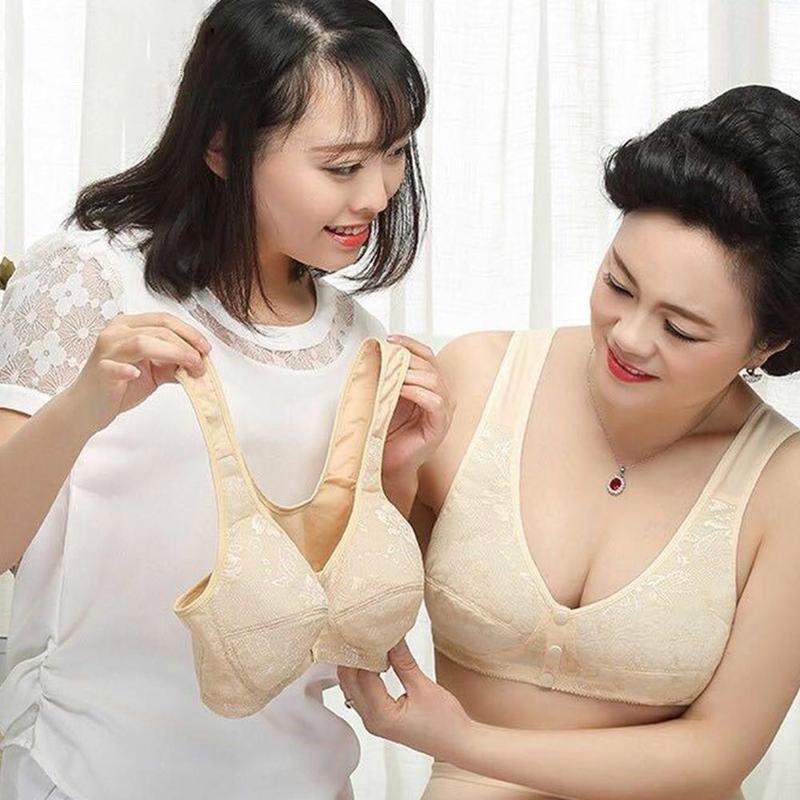 Front Buckle Cotton Bras Women Lingerie Front Close Bra Leisure Comfortble Underwear