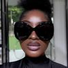 Women's sunglasses, fashionable large-frame butterfly sunglasses