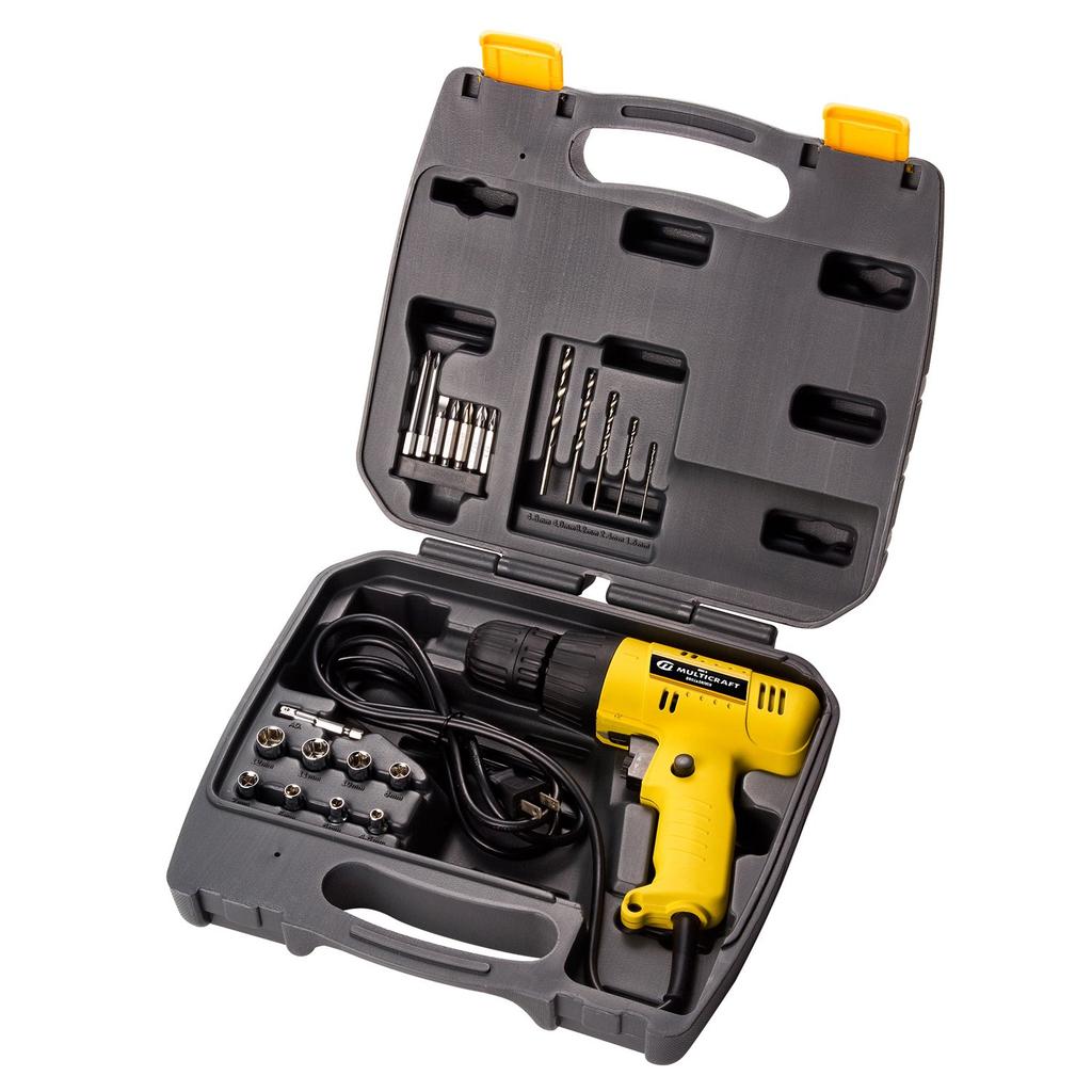 KAKURI Tool Drill Driver Set with Storage Keyless Torque Compact Tool Set for Home and Maintenance Multicraft Set, 22-piece Case, Chuck, 8-Stage
