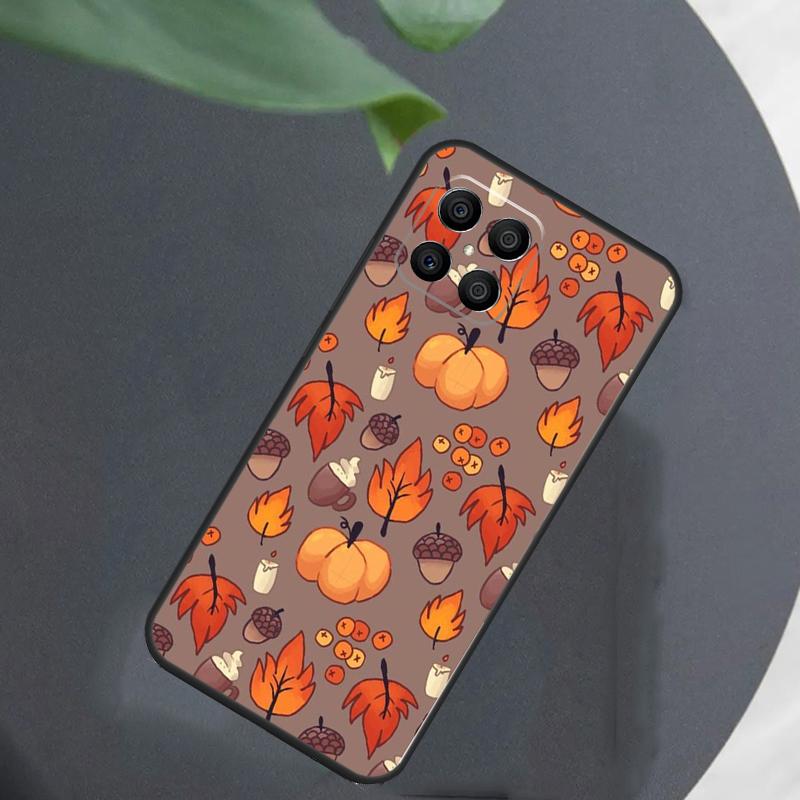 Autumn Leaves Fall Halloween For Honor Magic 7 Lite 6 8 Case For Honor 200 400 Pro 90 70 50 X8c X8b X9a X9b X9c X9d Win RT