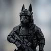 Anubis Tactical Dog Statue, 3D Printed Egyptian Warrior Decor, Mythical Military Figurine for Desk, Collectible Gift for Men