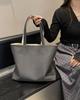 New Double-sided TC Leather Tote Women's Bag, Easy To Knead, Large Capacity Commuting European and American Style Versatile Bag