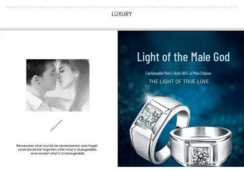 Men's 18k Gold Moissanite & Diamond Ring with Grading Certificate, Appraisal Supported.