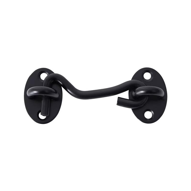 Stainless Steel No-Drill Anti-Theft Sliding Door Latch for Bathroom