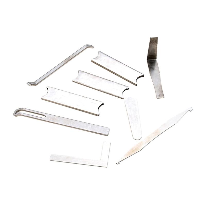 Woodwind Instrument Repair Tool Stainless Steel Saxophone Key Adjustment Repair Kit for Sax Clarinet Oboe Flute Piccolo 1