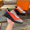 Casual Shoes Sports Ties Round Toe Mesh Splicing Shoes Trendy Brand Breathable Fashionable Comfortable Soft Soled Couple's Board Shoes