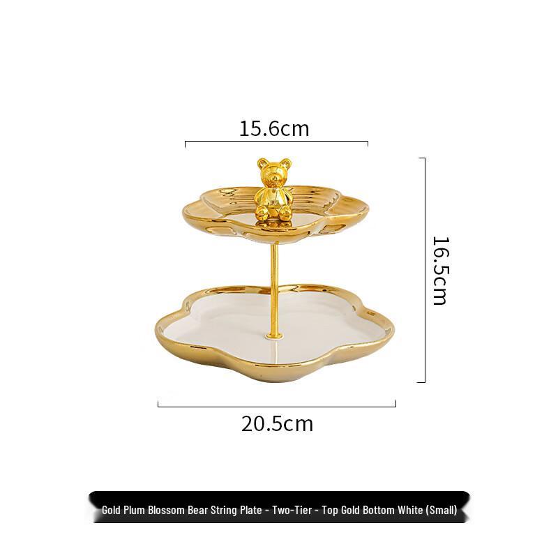 Nordischer Keramik-Mehrstöckiger Obst- & Dessertständer