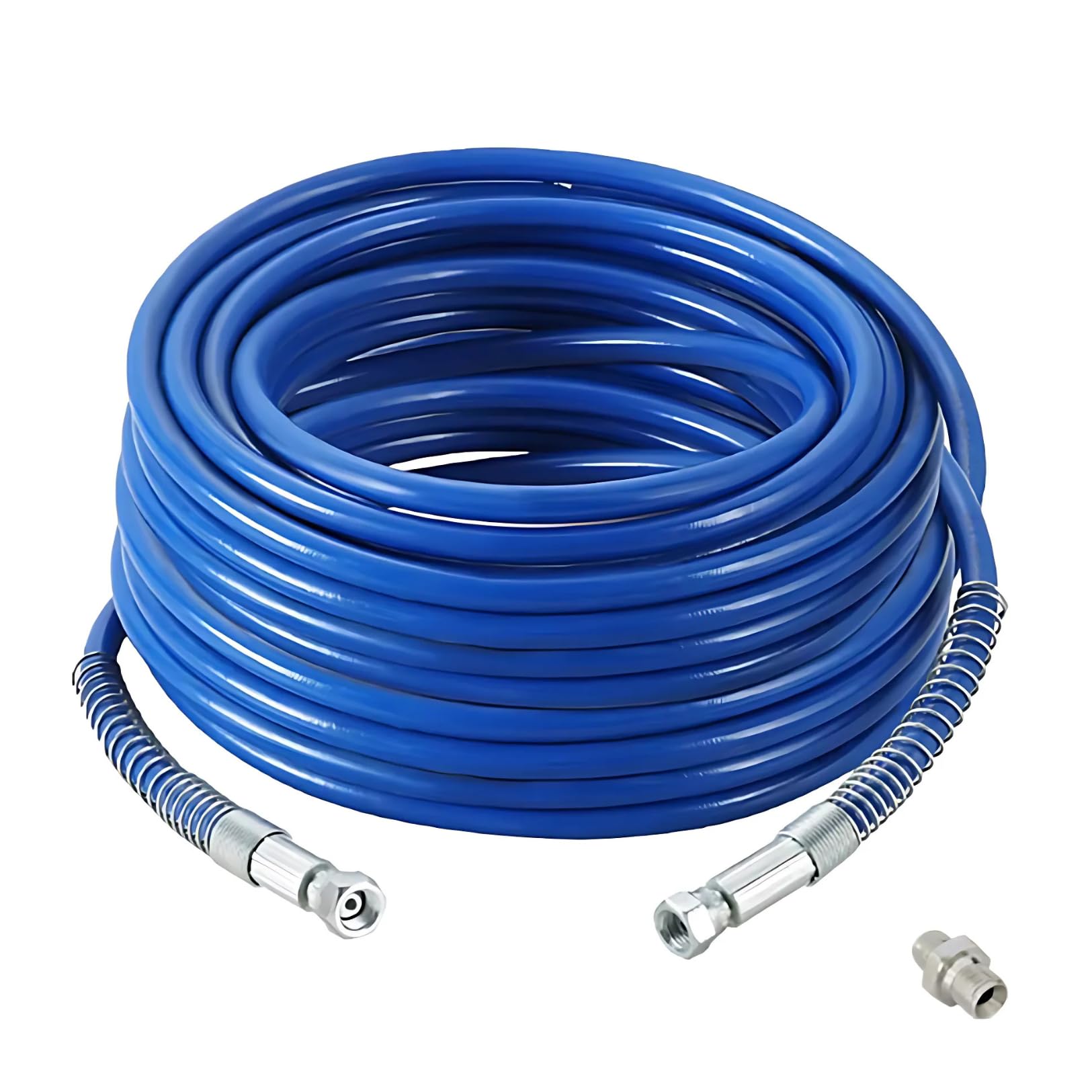 

PLEAVIT Air Hose, 6mm Inner Diameter, 12mm Outer Diameter, TPU, Urethane Resin, 1/4 Length, One-Touch Coupler, 20m, Blue