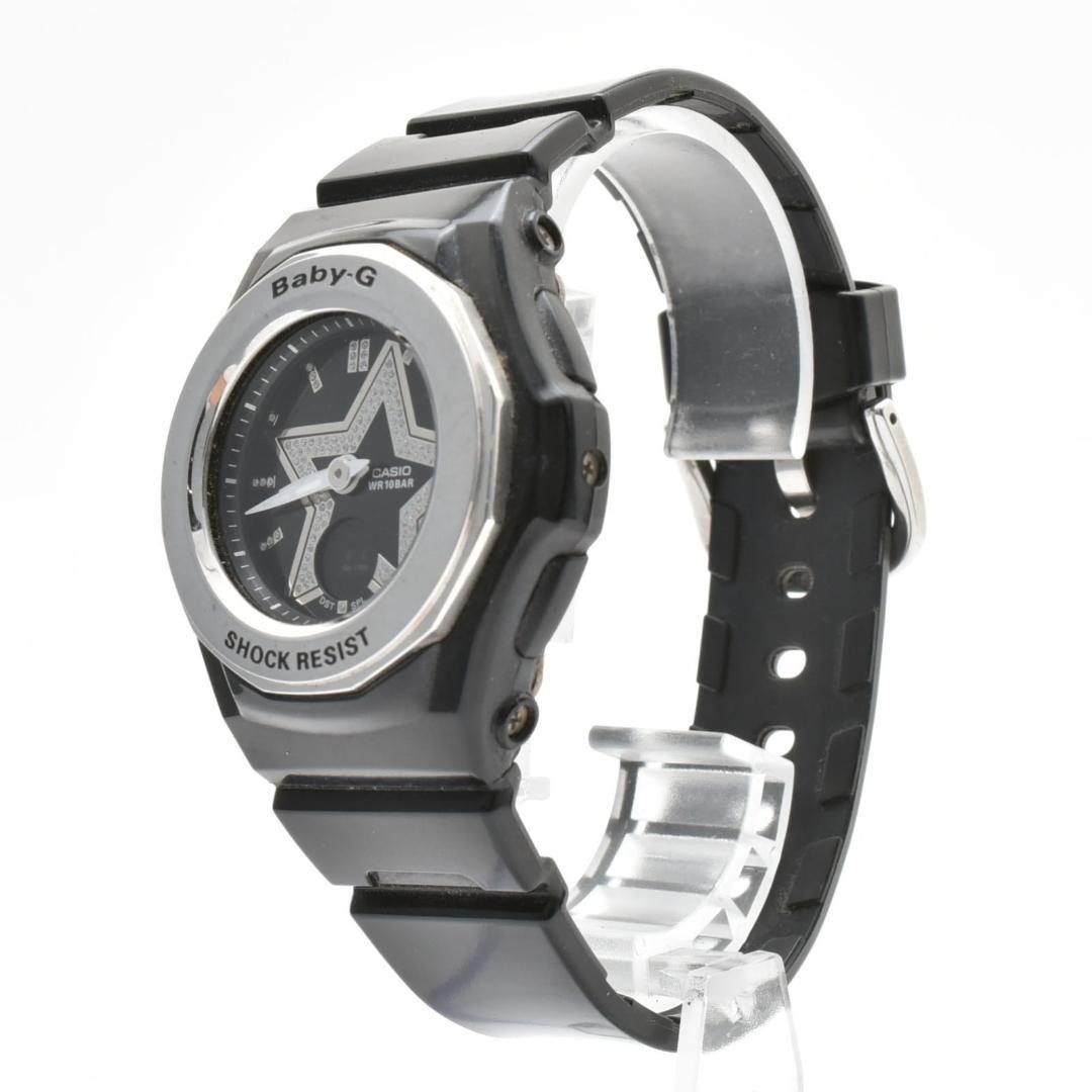Used Working item CASIO Baby-G Baby G Ladies Watch Black Star