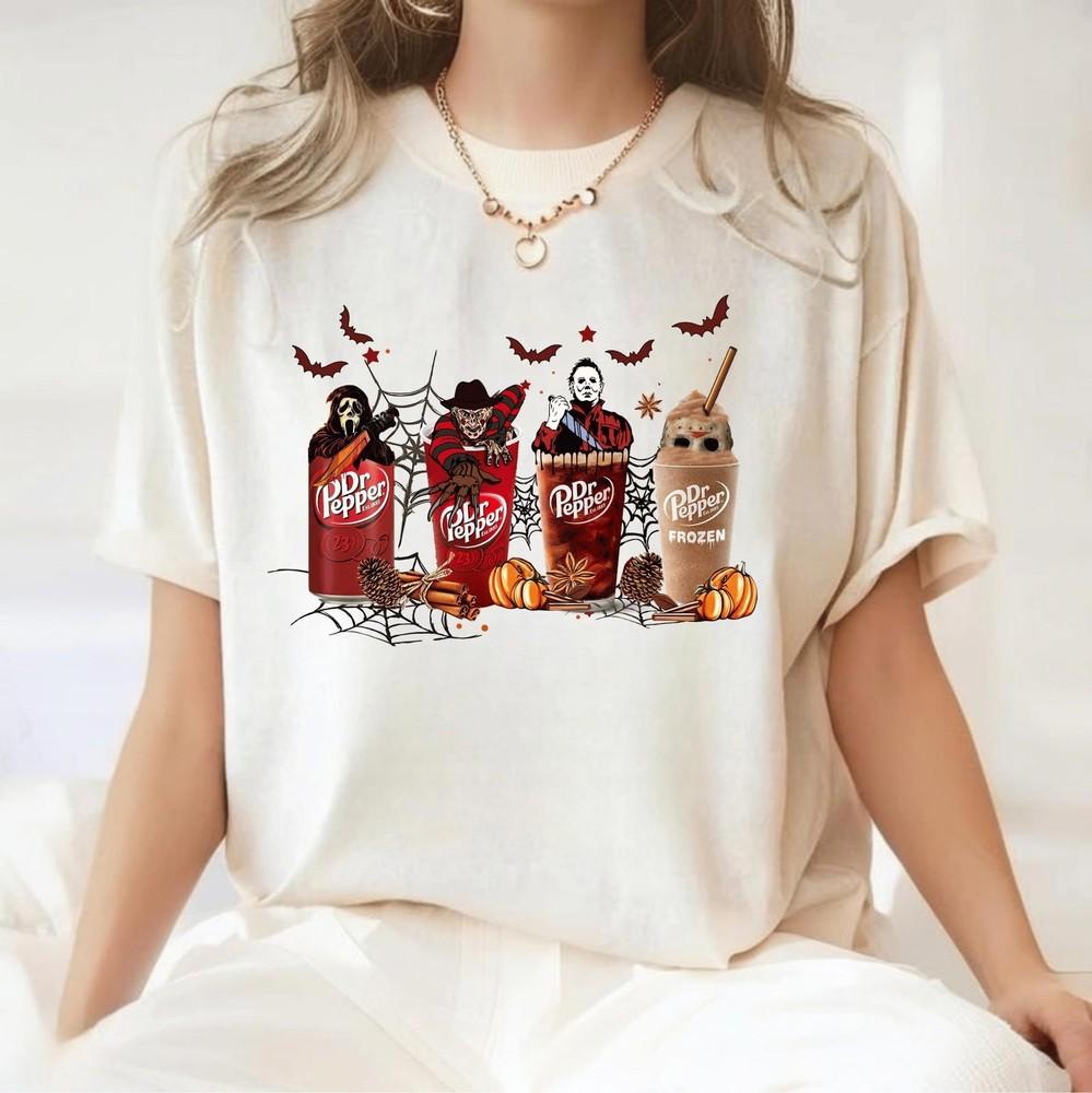 

Доктор. Футболка на Хэллоуин с перцем ужасов, Жуткая футболка для любителя газировки, Смешной Хэллоуин. M