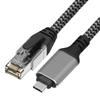 High Speed USB Type C to RJ45 Gigabit Ethernet Adapter Network Cable 1000Mbps Connector for Office and Entertainment