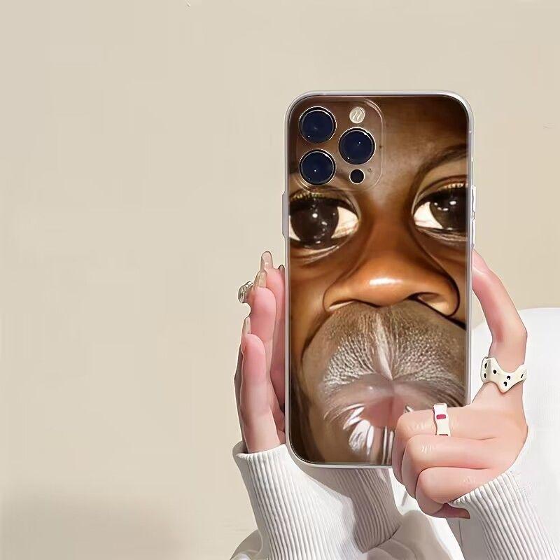 Ugly Funny Phone Case for Iphone 15 14 13 12 11 Pro Max XR XS XSMAX X 7 8 Plus Spoof Silicone Lens Backage Soft Cover