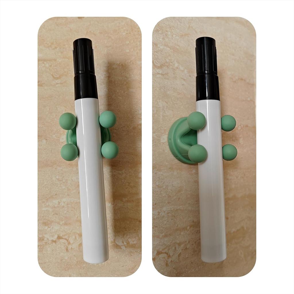 3PCS Silicone Sticky Hooks Green Crown-Shaped Design for Hanging Keys Toothbrushes Charging Cables Bath Scrubbing Towels Electrical Plugs for Kitchen