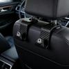 2Pcs Car Hidden Seat Hook Multi-Purpose Carbon Fiber Texture Honda Car Seat Back Creative Multi-function On-Board Hooks XI6