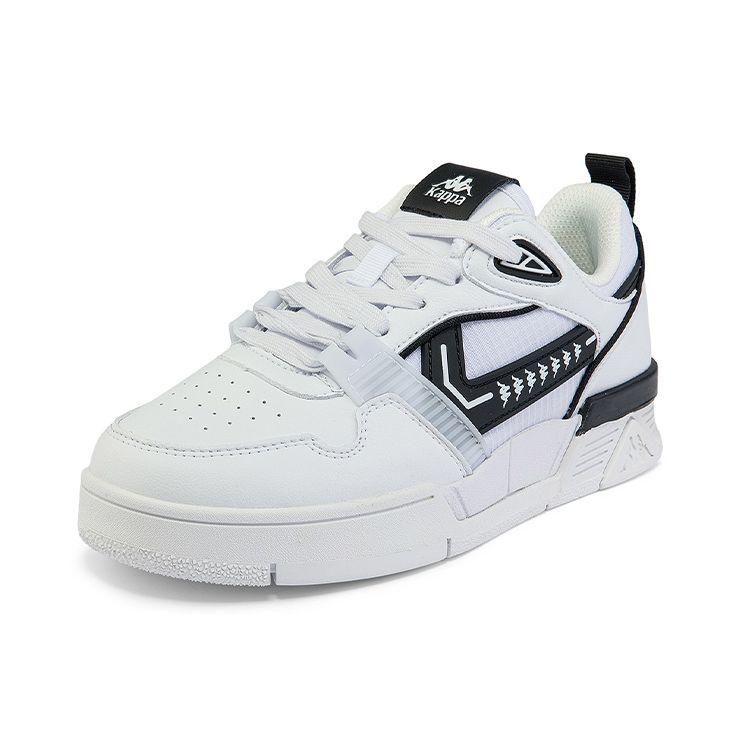 Kappa Casual Durable Low-Top Skate Shoes Unisex Sneakers White Black K0CW5CC91-012A