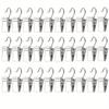 10-100PCS Stainless Steel Curtain Clips For Curtain Photos Decor Wire Holder For Hanging Photos Drapes Clip Clamp Replacement