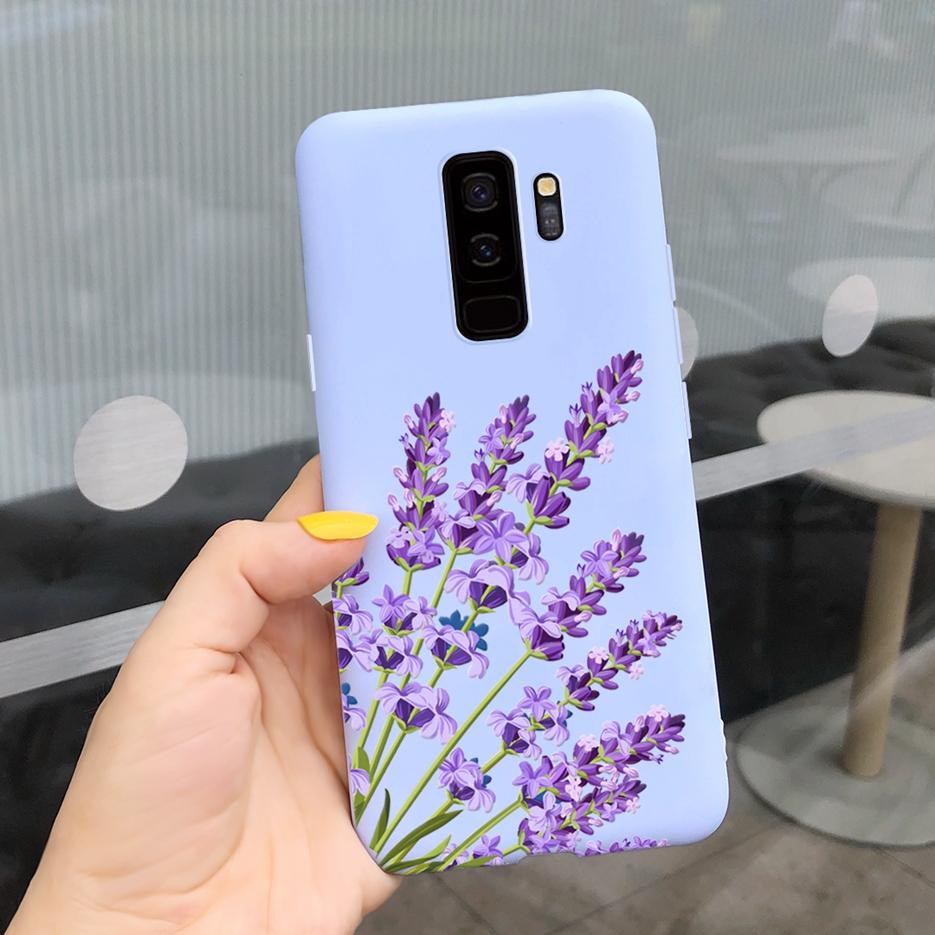 For Samsung Galaxy S9 Plus Case S9+ G965F Cute Candy Painted Fundas Matte Cover For Samsung S9 S9+ S 9 Plus Phone Case Soft Bags
