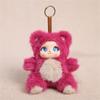 Fashionable Plush Doll Keychain In Sitting Pose 16cm Long Fashion Backpack Charm For Personalizing Keys And Bags