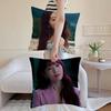 Actress Sweet P-Park Shin Hye Cushion Cover Washable Linen Pillowcase Soft For Sofa Bed Cozy Home Room Decor