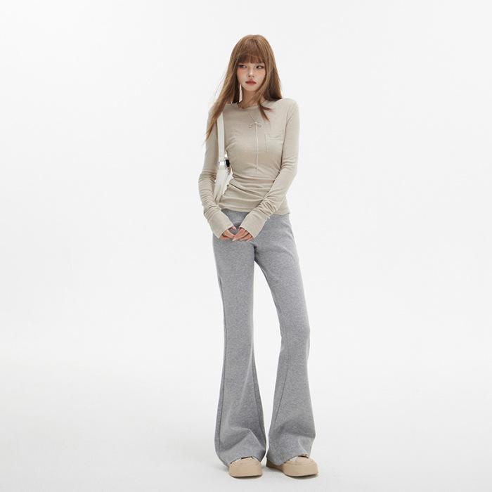 Slim Fit Slim Sweat Pants for Women In Autumn and Winter Casual Pants for Women In Autumn and Winter Plus Velvet Casual Pants for Women In Winter
