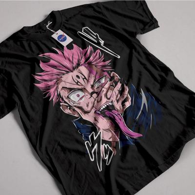 T-shirt Ryomen Sukuna Jujutsu Kaisen Sukana Anime Graphique