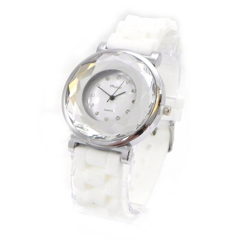 Les Trésors De Lily [I2739] - Montre Design 'Absolu' blanc