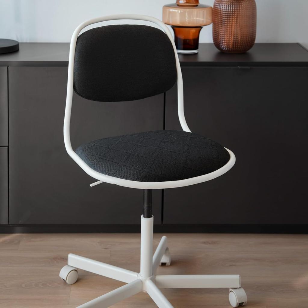 KALIONE Office Chair Cover Desk Chair Seat Cover, Elastic Stretch Chair Slipcovers Dining Room Desk Seat Cover, Removable Chair Seat Cushion