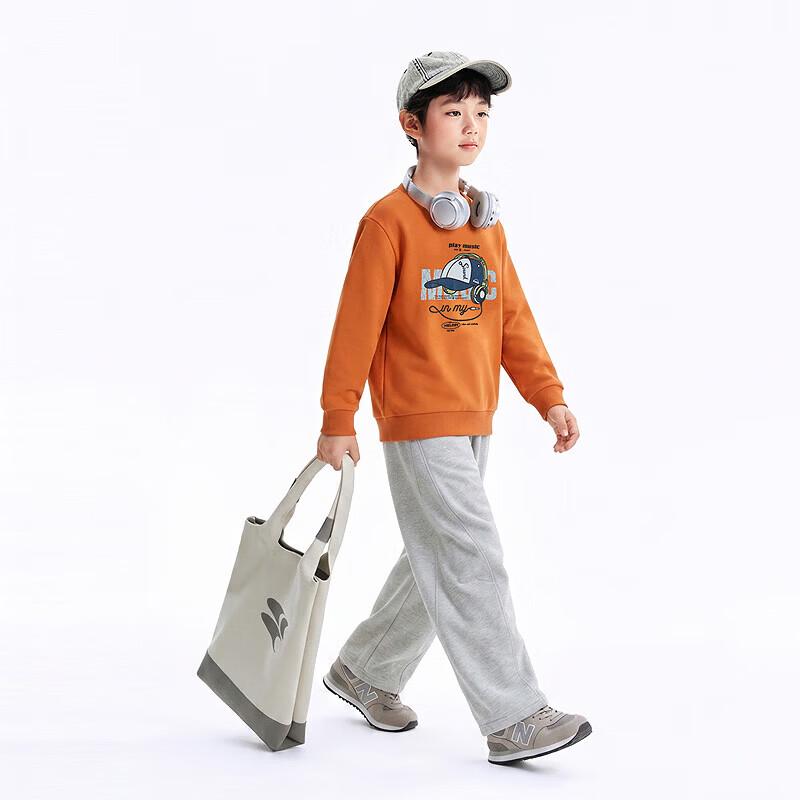 Annil Kids Cartoon Print Crewneck Sweatshirt