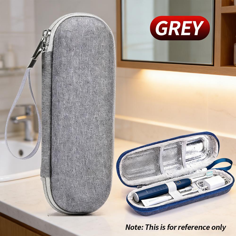 Universal EVA Protective Case Waterproof Dustproof Bag for Electric Toothbrush and Charging Cable Travel Use