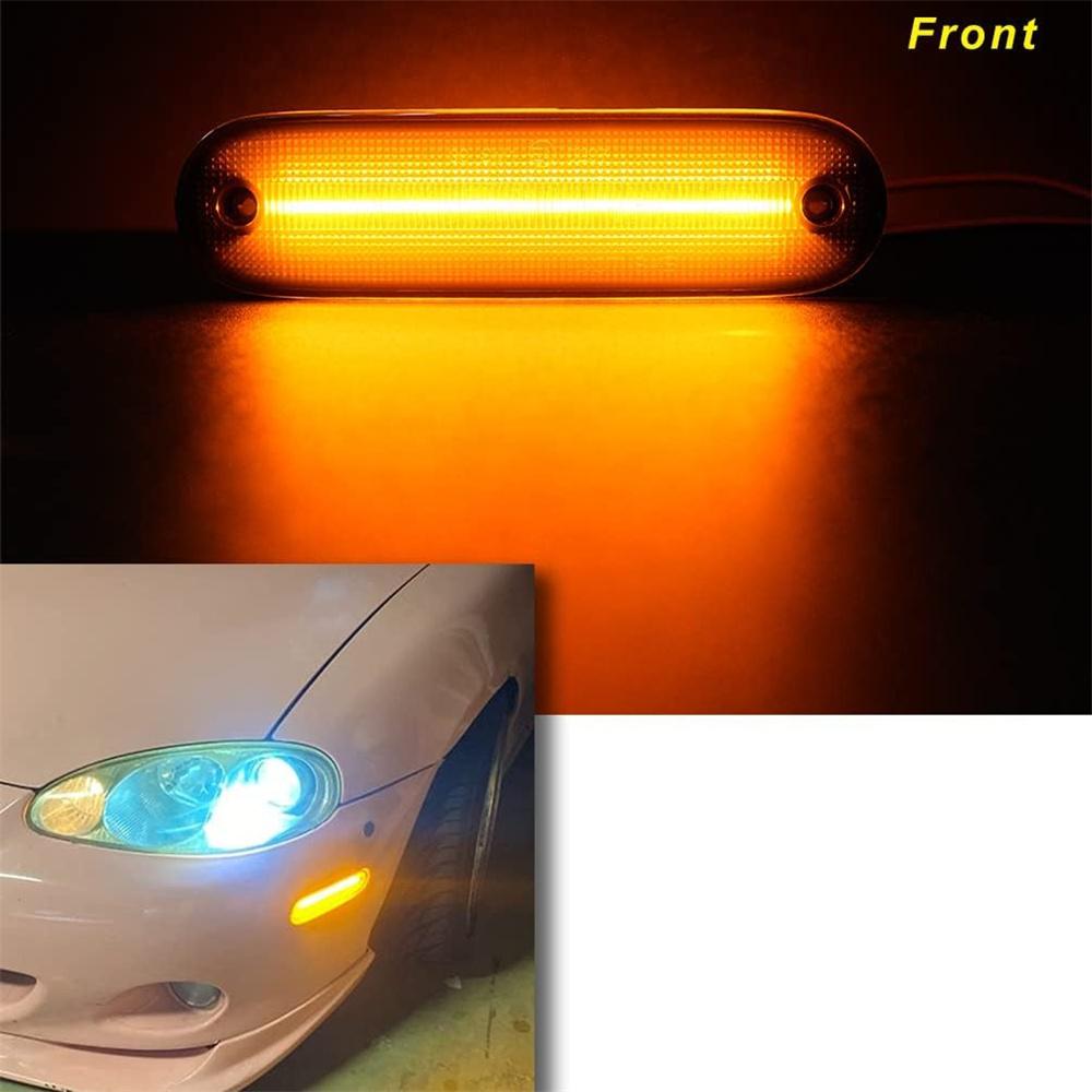 4pcs Smoked LED Side Marker for Mazda MX-5 Miata 1990-2005