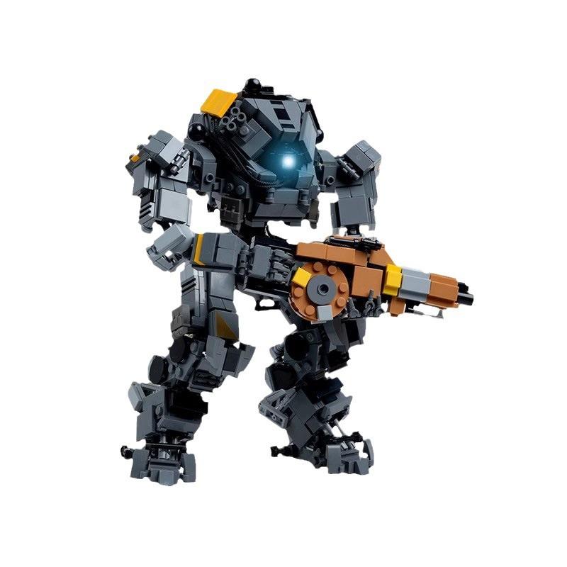 M Building Block Compatible Lego, Ionic Titan, Creative Children'S Building Block Monster Toy, Build Model Ornament