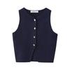 Fashion Style 2024 Summer New Women's Clothing Elegant All-Matching Slim Fit Knitting Short Top 5536027 401