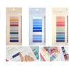 UCRAVO Sticky Tabs Transparent Sticky Notes Writable and Multifunctional Tabs with Ruler Reminder Tabs for Page Markers