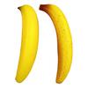 Slow-Rising Ripe Banana Squeeze Toy Soft TPR Fidget for Stress Relief Realistic Fruit-Themed Decompression Gadget for Kids Adults Portable Novelty