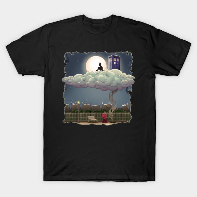 

Men Black Print T-shirt Above The Clouds No-Cut Transfer Paper Print Cotton Tshirt XL чёрный