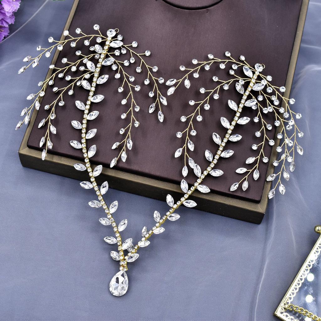 Fashion Jewelry Forehead Jewelry Rhinestone Wedding Headband Women Headdresses Gift Bridal Headpiece