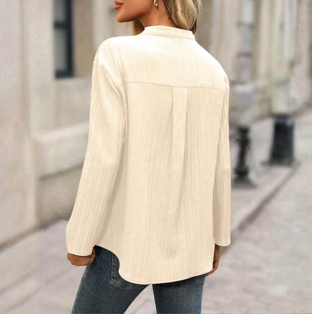 Women's Fashionable Casual Solid-color Top