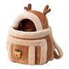 Small Pet Carrier Bag Cat Dogs Plush Backpack Winter Warm Nest Kitten Puppy Hanging Chest Portable Carriers for Outdoor Travel