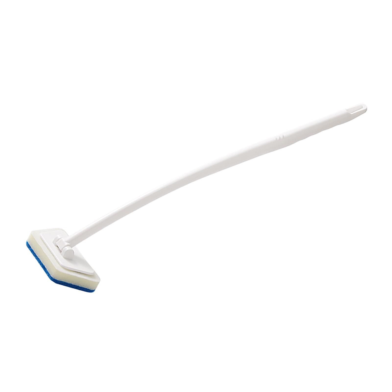 

Long Handle Sponge Cleaning Brush Multifunctional Trapezoidal Bathtub Cleaning Brush for Tiles Glass Floors Windows