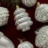 Light Gold Christmas Balls Pendants Plastic Shatterproof Xmas Tree Hanging Pendants Pinecone Merry Christmas Decor Hotel Mall