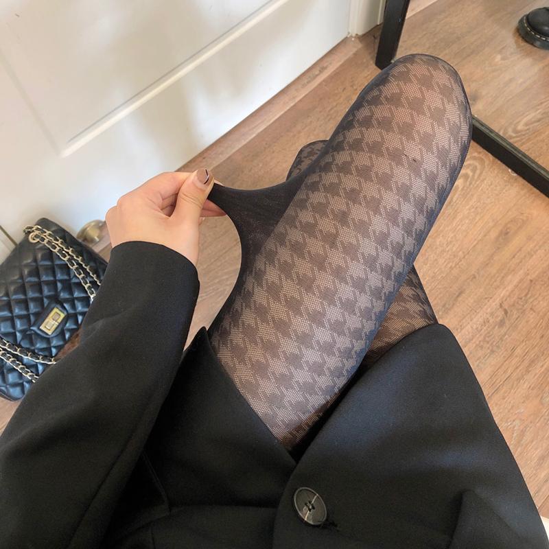 Fashion Sexy Women Pantyhose Tights Summer Seamless Mesh Fishnet Stockings Tight Anti-Hook Nylon Black Tight Female Hosidery