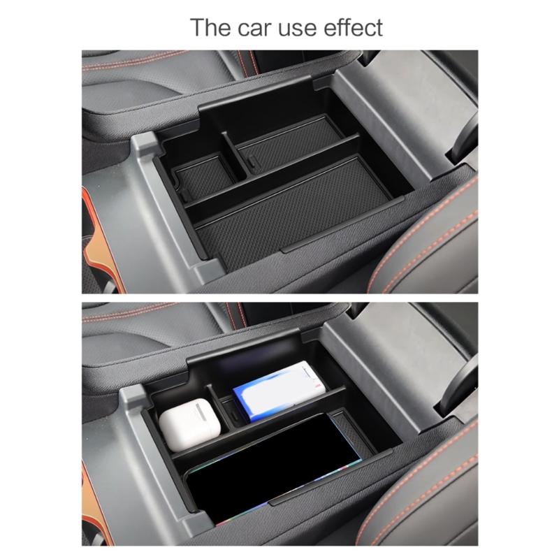 Efficient Armrest Storage Box For BYD Shark 2024 Drivers Focused On Maintaining A Clean Tidying Organized Car Interior