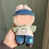 Doll Clothes Set for 17cm Dolls Elegant Overalls Soft Doll Dress Stylish Display Outfit Gift for Doll Lovers