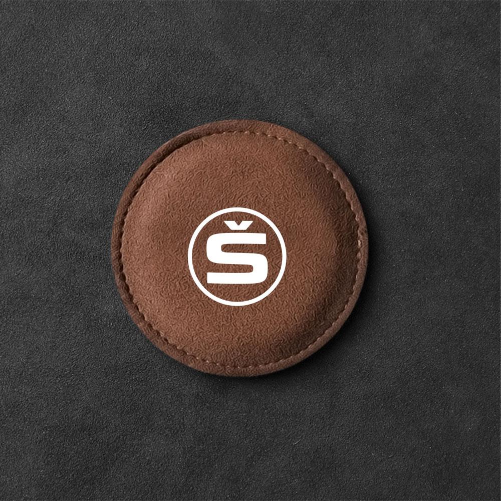 OENU7 Car Coaster Water Cup Bottle Holder Mat Anti-slip Pad For Skoda Octavia 2 3 Fabia A7 Rapid Superb Kamiq Kodiaq Accessories